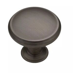 11 Pack Brainerd Circus 1-1/4 in Heirloom‎ Silver Round Traditional Cabinet Knob